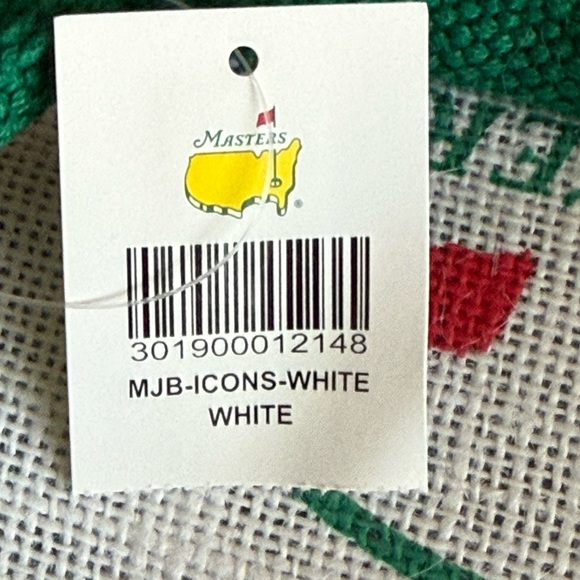 2025 Masters Golf Jute Tote Bag Augusta National New In Hand ANGC Green Beach - Picture 8 of 11